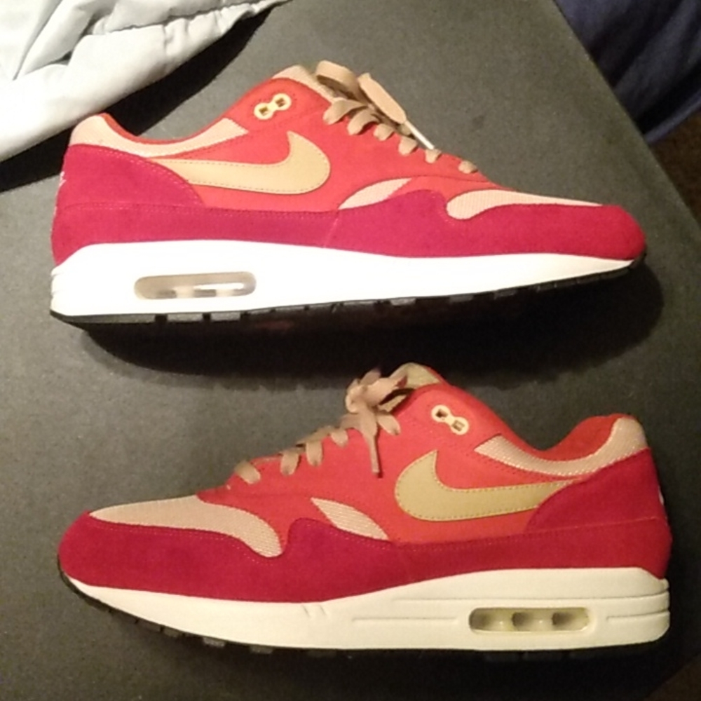 💯Vintage🔥Air Max 1 "Red Curry pack"
